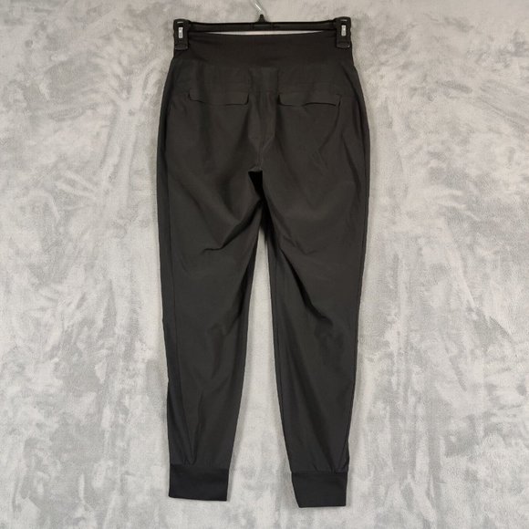 Athleta Soho Jogger Women 2 Black Pull On Pants Elastic Waist Athleisure 28x28 - Picture 2 of 8